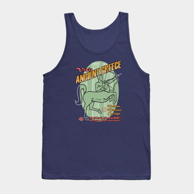 Visit Ancient Greece Tank Top by PalmGallery